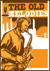 Poster - the old melodies poster design