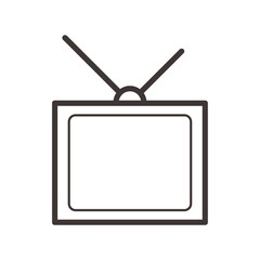 Canvas Print - Television icon