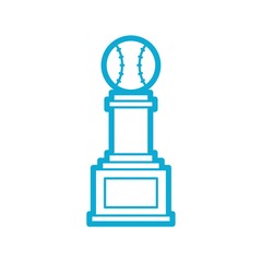 Sticker - Baseball trophy