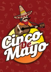 Wall Mural - Cinco de mayo design