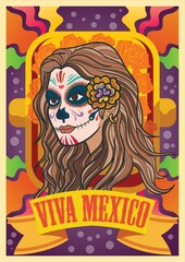 Wall Mural - Viva mexico design