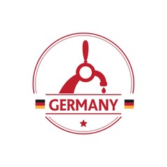 Sticker - Germany label design