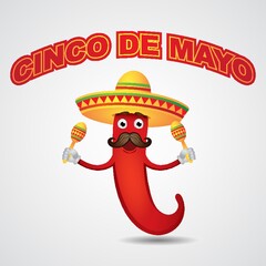 Sticker - Cinco de mayo design