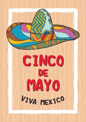 Canvas Print - cinco de mayo design