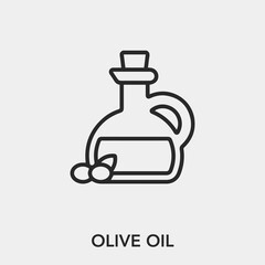 Poster - olive oil icon vector. Linear style sign for mobile concept and web design. olive oil symbol illustration. Pixel vector graphics - Vector.	