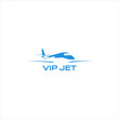 Private jet vector icon. Business jet illustration. Luxury twin engine plane