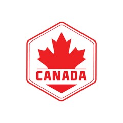 Sticker - canada label design