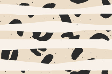 Minimal modern collage seamless pattern. Fashionable template for design.