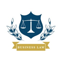 Sticker - business law design