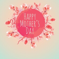 Sticker - happy mother's day design