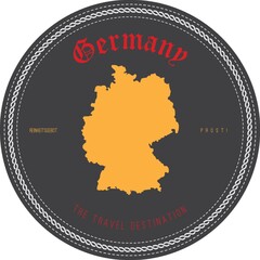 Wall Mural - germany label design