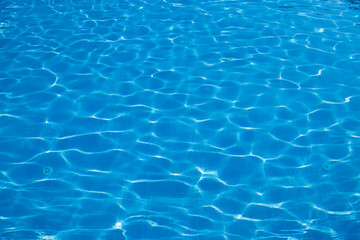  surface of blue swimming pool,background of water in swimming pool.