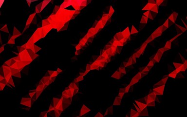 Light Red vector polygon abstract backdrop. Colorful abstract illustration with gradient. Polygonal design for your web site.