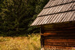 © Gianmichele - Interesting larch shingle roofs on the roof of a mountain hut