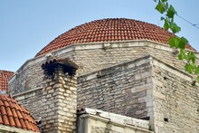 The Roof Of Traditional Turkish Bath (Cinci Hamamı) House Dated Back To 16 Century. Safranbolu Turkey. 