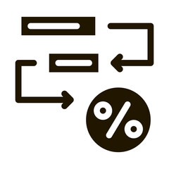 Poster - Bonus Scheme Concept glyph icon vector. Bonus Scheme Concept Sign. isolated symbol illustration