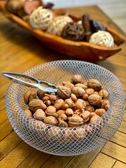 walnuts in a bowl