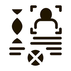 Poster - rebuttal paternity file glyph icon vector. rebuttal paternity file sign. isolated symbol illustratio