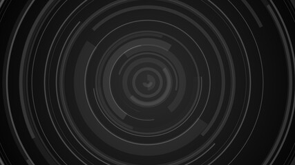 Circle black gray technology Hi-tech  dark background. Abstract graphic digital future concept design.