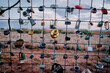 © Inti St. Clair - Various locks on a fence as signs of hope and love