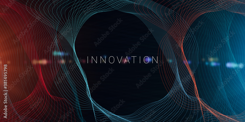 Magic Inovation Background Abstract Technologic Background For Innovation Concept With Digital ...