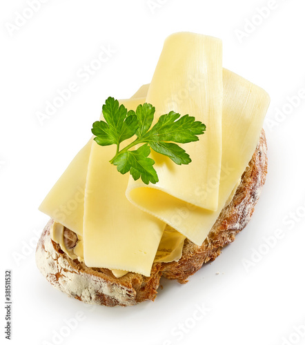Fotografía breakfast sandwich with cheese