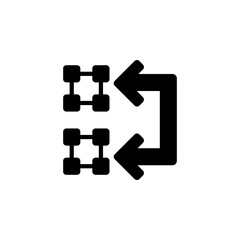 Poster - convert vector file icon. application icon. perfect for logo, website, application, presentation and more product. icon design solid style