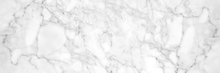 Poster - horizontal elegant white marble background