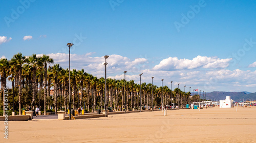 Fotomural Strandpromenade in Valencia