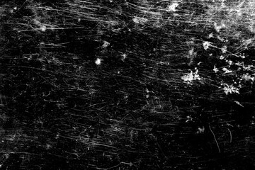 Poster - on a black background white scratches.