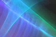 Blue Green Background With Light Streaks For Wallpapers