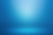 blue gradient abstract background with soft spot light for product displaying.