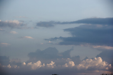 Wall Mural - white yacht on sea surface and storm clouds