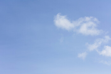 Wall Mural - abstract atmosphere background, blue sky with clouds, copy space