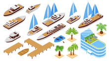 Isometric Yacht Club Set