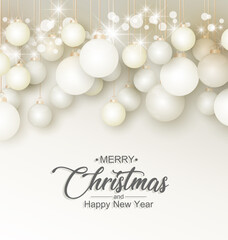 Wall Mural - Christmas and Happy New Year