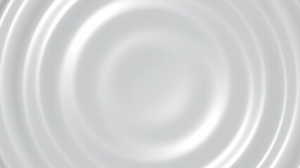 Fototapete - White background 3d render. Light minimal texture in clean style for business template. Abstract circle waves surface animation. Seamless loop. 