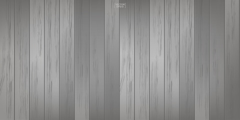 Poster - Wood plank texture for background. Vector.