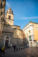 Wall Mural - Street in historic center of Naples, Italy.