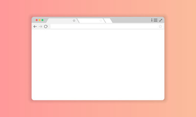 Poster - Browser window icon. Website. Network. Vector on isolated background. EPS 10