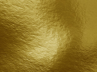 Sticker - Gold foil background with highlights and uneven texture