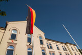 Fototapeta  - German Flag over Building