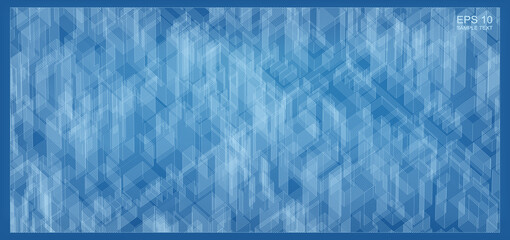 Poster - abstract matrix wireframe space of building. perspective wireframe background. vector.