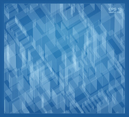 Poster - abstract matrix wireframe space of building. perspective wireframe background. vector.