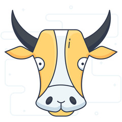 Wall Mural - Cow 