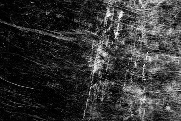 Poster - glass on a black background with white scratches. grunge design