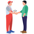 © Vectors Market - Courier services flat design icon