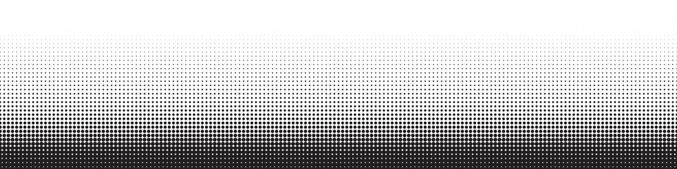 Fototapete - halftone vector. monochrome abstract dot, gradient halftone dots for background pattern and texture.