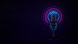 © Alexander Limbach - Microphone Neon Sign Podcast