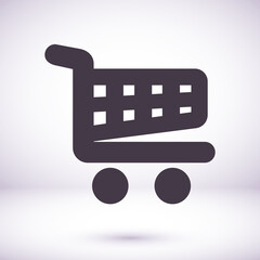  Shopping Cart vector Icon. Vector shopping cart vector Icon. Shopping cart illustration for web, mobile apps vector Icon. Shopping